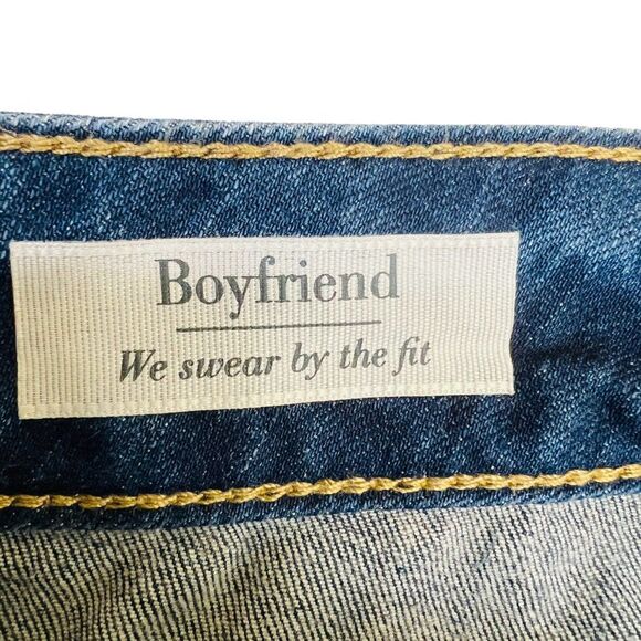 Torrid Boyfriend Bermuda Distressed Jean Shorts Size 24 - Picture 12 of 16